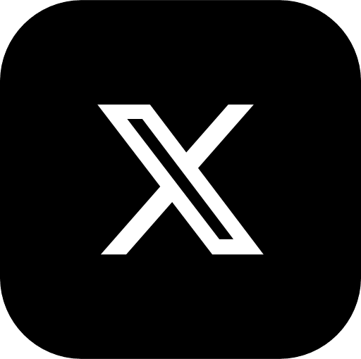 X Social Media Logo icon in SVG, PNG formats